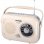 Radio Hyundai PR100 Retro FM/AM con Ingresso AUX