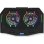 Base de arrefecimento AQIRYS Pluto 17" com 2 ventiladores e hub USB