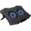 Base raffreddamento portatile Omega OMNCP2FB con 2 ventole USB RGB
