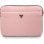 Guess Triangle Logo 13" Nylon Hülle Rosa Doppelreißverschluss