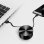Câble USB Usams U-Bin USB-A vers USB-C 1 m Rétractable Noir