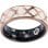 Anillo inteligente Avizar Ursa talla 12 Bluetooth IP68 batería 5 días Oro y blanco