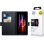 Funda para móvil 3MK Wallet Case TPU Nylon Nero con supporto magnetico per iPhone 16e