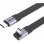 USB4-2.0 Kabel Roline 80 Gbit/s 240W USB-C auf C, 0,80 m