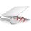 Laptop-Ständer Strado Simple S1 18" Aluminium Schwarz