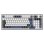 Teclado The G-Lab Keyz Elite 400 HE magnético compacto con RGB y switches Hall Effect