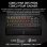 Tastiera Corsair Vanguard 96 Wireless compatta con switches MLX e RGB AZERTY