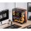 Boîtier PC Jonsbo TK-4 Wood Tour ATX Noir Acier Verre Aluminium Bois