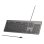 Teclado UNITEK SlimTap Ultra Light completo com switch de tesoura cinza