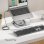 Teclado UNITEK SlimTap Ultra Light completo com switch de tesoura cinza