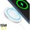 Cargador inalámbrico Mayaxess MS-VIRT-13X MagSafe 15W Aluminio Blanco
