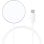 Cargador inalámbrico Mayaxess MS-VIRT-13X MagSafe 15W Aluminio Blanco