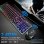 Clavier OVO 104 touches membrane sans fil gaming RGB rétroéclairé