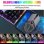Clavier OVO mécanique gaming 104 touches switches rouges RGB rétroéclairage