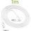 Cargador rápido Mayaxess SEK-VIRT-FF6 20 W con cable USB-C 1 m blanco