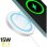 Cargador inalámbrico Mayaxess MS-VIRT-16 MagSafe 15 W aluminio blanco