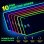 Gaming-Mousepad RGB OVO mit Kabelloser Qi-Ladung 15W und 800x300mm