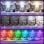 Plafond LED RGB 30W Réglable avec Télécommande Bluetooth WiFi Compatible Alexa
