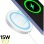 Cargador inalámbrico Mayaxess MS-VIRT-16N MagSafe 15W Aluminio Blanco