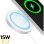 Cargador inalámbrico Mayaxess MagSafe 15W Blanco