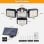 Lampe Solaire LED OVO 198 LEDs Capteur de Mouvement 3 Modes 6000K