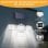 Lampe Solaire LED OVO 198 LEDs Capteur de Mouvement 3 Modes 6000K