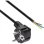 Netzkabel Akyga AK-OT-01S 1,5 m CEE 7/7 Schwarz