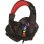 Auriculares Rebeltec Shark con cable 3,5 mm Over Ear, micrófono y RGB negro