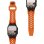 UAG Monarch FKM Armband Apple Watch Ultra/Ultra 2/Ultra 3 Orange Schwarz