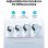 Auriculares Soundcore V40i Bluetooth 5.4 sans fil avec appels clairs et design ouvert