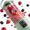 H.koenig Mini Batidora Portátil Recargable 470 Ml, Batidora De Smoothies Inalámbrica 110w Con 6 Cuchillas De Acero Inox, Recargable Usb-c 3,5h, Verde