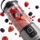 H.koenig Mini Batidora Portátil Recargable 470 Ml, Batidora De Smoothies Inalámbrica 110w Con 6 Cuchillas De Acero Inox, Recargable Usb-c 3,5h, Gris