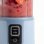 H.koenig Mini Batidora Portátil Recargable 470 Ml, Batidora De Smoothies Inalámbrica 110w Con 6 Cuchillas De Acero Inox, Recargable Usb-c 3,5h, Azul Claro