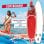 Aufblasbare SUP Funwater SUPFR01D 335x83x15 cm mit Zubehör