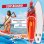 Tabla de paddle surf hinchable Funwater SUPFR01E 350x84x15 cm Roja
