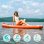 Tabla de paddle surf hinchable Funwater SUPFR01E 350x84x15 cm Roja
