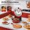 Horno Pizza Eléctrico Airmsen 1500W Piedra Cerámica 32cm 425°C