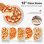 Horno Pizza Eléctrico Airmsen 1500W Piedra Cerámica 32cm 425°C