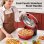 Horno Pizza Eléctrico Airmsen 1500W Piedra Cerámica 32cm 425°C