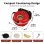 Horno Pizza Eléctrico Airmsen 1500W Piedra Cerámica 32cm 425°C