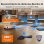 Roborock Qrevo Edge 2 Set Robot Aspirador Fregona, 25000Pa, 7,98cm, Antienredos, 81ºC+Secado, Blanco