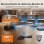 Roborock Qrevo Edge 2 Set Robot Aspirador Fregona 25000 Pa, 7,98cm, Antienredos, 81ºC+Secado, Negro