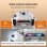 Roborock Qrevo Edge 2 Set Robot Aspirador Fregona 25000 Pa, 7,98cm, Antienredos, 81ºC+Secado, Blanco
