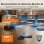 Roborock Qrevo Edge 2 Set Robot Aspirador Fregona, 25000Pa, 7,98cm, Antienredos, 81ºC+Secado, Negro