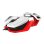 Ratón Mad Catz R.A.T.1 USB 3500 DPI Ambidextre Noir Rouge Blanc