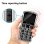 Artfone A400 4G 2,4" Botón SOS Base de carga Doble SIM Negro