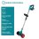 Kabellosen Elektro-Rasentrimmer Autrucker 1500W 21V 15000mAh