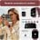 Iowodo Bluetooth 1,91" Negro Correa S/M IP68 SpO2 Pulsómetro Monitor Sueño