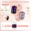 Iowodo Reloj Inteligente 4G 1,75" GPS Niños Correa Silicona IP68 SOS