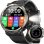 Iowodo Bluetooth 1,45" Negro Correa Silicona y Nailon IP68 SpO2 Pulsómetro
